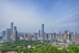 都市繁华天际线景观