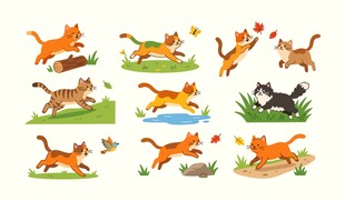 卡通猫咪合集