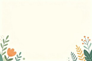 花卉装饰简约背景图