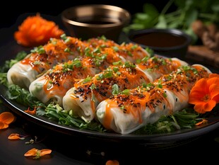 美味蔬菜卷