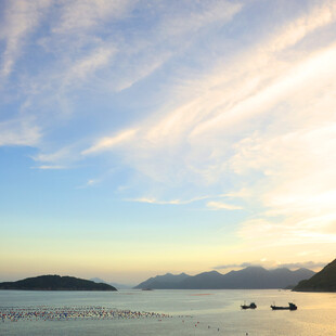 海上日落美景