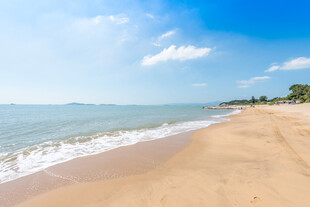 美丽海滨沙滩风景