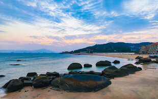 海边黄昏美景