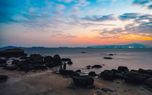 海边日落美景