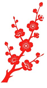 国潮梅花设计