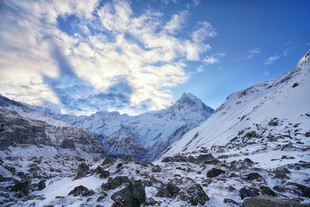 雪山壮丽风光