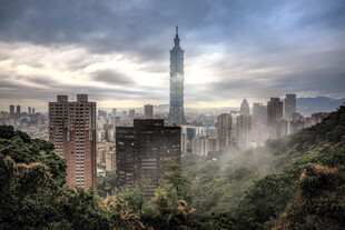 台北城市天际线景观