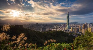 台北城市风光与壮丽天际线