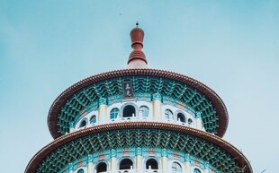 天坛建筑局部特写