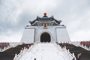 中正纪念堂宏伟建筑景观