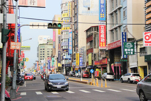 繁华都市街道景象