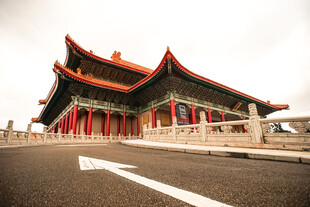 中式古建筑典雅屋顶景观