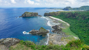 美丽海岛海岸风景