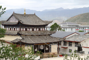 中式古建筑群风景
