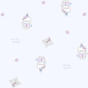 数码印花小猫