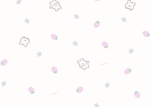 数码印花可爱卡通图案背景