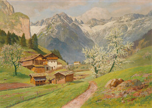 山间田园风光美景