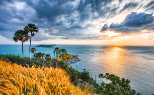 海边黄昏美景