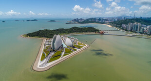 海上独特建筑景观