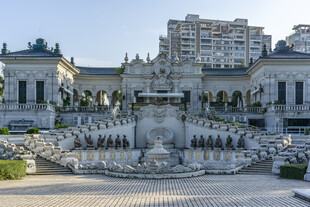 欧式精美喷泉建筑景观