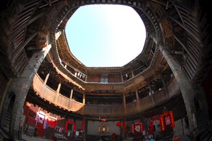 古罗马斗兽场内部景观