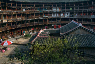 福建土楼建筑景观