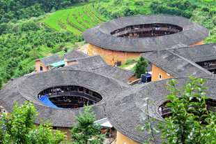 福建土楼独特的圆形民居