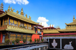 藏式寺庙建筑景观