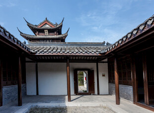 中式传统庭院建筑景观