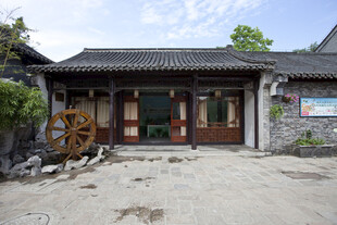 中式古宅古朴庭院景致