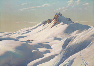 雪山壮丽景致