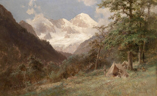 山间露营风景