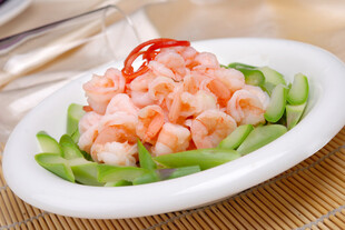 虾仁炒豌豆
