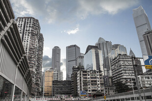 都市繁华建筑群景观