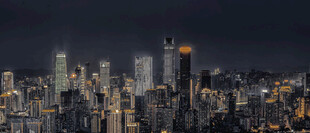 都市璀璨夜景