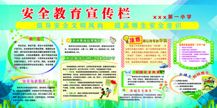 小学安全教育宣传栏展示