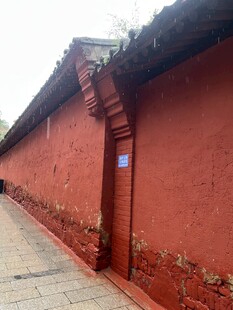 红墙小巷 古朴中式景致 五台山
