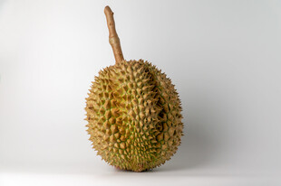 单个榴莲特写