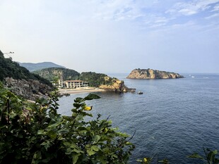 海岸风光 山海相依美景 棒槌岛