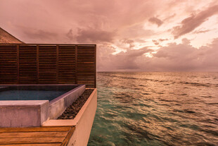 海边度假小屋的绝美海景