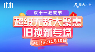 双十一以旧换新大优惠