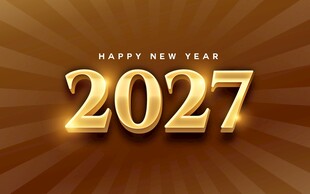 2027 新年海报