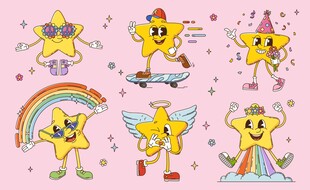 星星卡通套装
