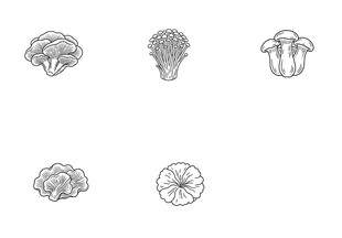 手绘蔬菜简笔画图案集