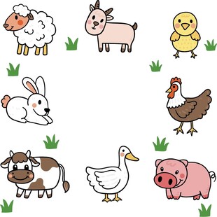 可爱农场动物集合