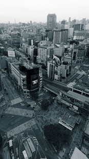 俯瞰城市建筑景观