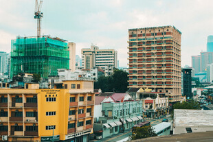 城市多彩建筑景观