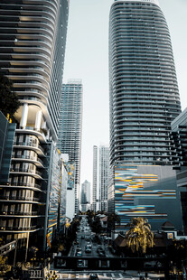 现代都市摩天大楼景观
