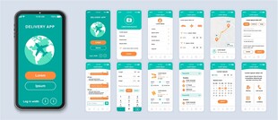 手机端APP界面设计模板