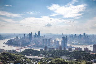 山城重庆城市天际线景观